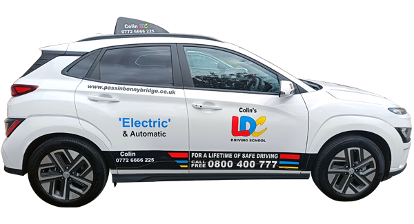 Nick Maguire's driving school car